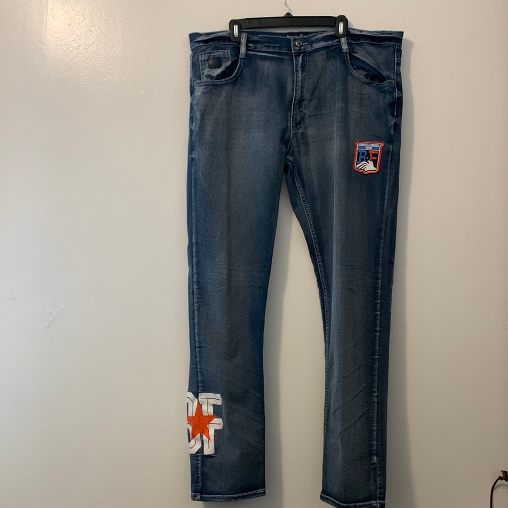 Born Fly blue jeans denim pants 42 x 33